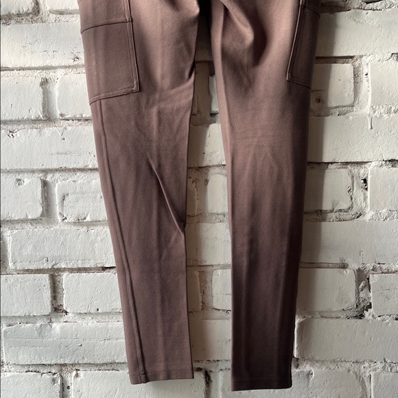 Women's taupe legging Pants THICK with side pockets JOCKEY - Picture 5 of 8